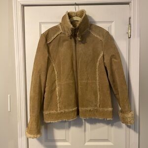 WILSON’S Maxima Faux Fur Lined Leather Coat- XL